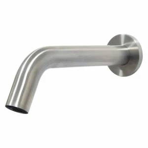 Brushed s/s304 Battery Automatic Infrared SENSOR TOUCHLESS wall spout tap mixer - Picture 1 of 2