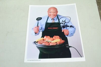 George Foreman Autógrafo 8X10 Color Fotografía Rey de Parrillas Papel Kodax Foto 1 de 4