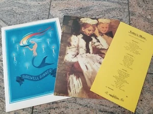 Holland America s.s. Rotterdam 1980 Nassau Cruise 3 Menus from Chef Collection - Picture 1 of 6