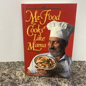 Mr Food Cooks Like Mama Art Ginsburg Cookbook 1992 First Edition - Picture 1 of 8