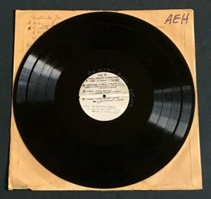 RARE FRANK SINATRA BOBBY HACKETT BENNY GOODMAN 16" ACETATE DISC ALTERNATE TAKES - Picture 1 of 6