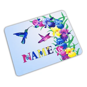 Schneidebrett personalisiert Kolibri mit Name / Vesperbrett / Brotzeitbrett - Bild 1 von 10