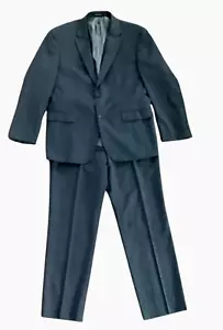 Kenneth Cole 2 Piece Suit Mens 44R / W38 Gray Awareness Wool Slim Fit - Picture 1 of 7