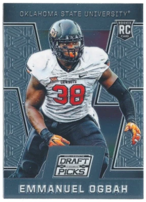 Emmanuel Ogbah - Oklahoma State Cowboys - 2016 Prizm Draft Picks - RC - #177 - Image 1 of 2