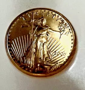 2006 W American Gold Eagle brunito 1/10 oz $5 - NGC MS69 - Foto 1 di 4