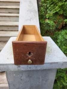 alte Nähmaschinen Schubladen Schublade Schubkasten Holzschublade Holzkiste Schie - Bild 1 von 3