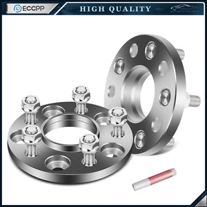 2 Pcs 15mm 5x114.3 Hub Centric Wheel Spacers 14x1.5 For Ford Mustang 2015-2025 - Picture 1 of 12