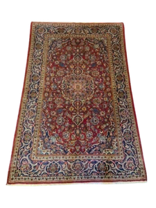 Keshan Orientteppich Handgeknüpftes 205x131cm - Bild 1 von 24