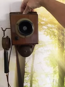 Eins der ersten Telefone zur Wandmontage Rarität Sammler Antik Vintage - Bild 1 von 3