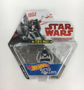 Hot Wheels 2017 Star Wars Battle Rollers Emperor Palpatine Imperial Shuttle New - Picture 1 of 7