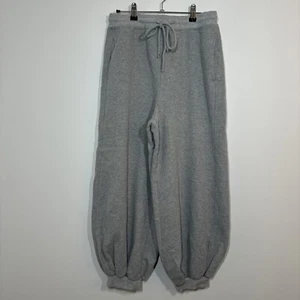 Nap balloon cotton sweatpants high rise wide leg cloud gray size Large - Picture 1 of 9
