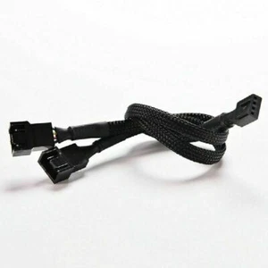 1pc 4 Pin PWM To Dual PWM Splitter Adapter Fan Case T1Y5 For CPU J7U4 Hot  GTR8 - Afbeelding 1 van 11