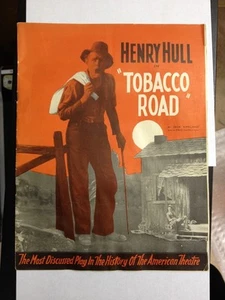 Souvenir Program - Henry Hull in "Tobacco Road" - Picture 1 of 1