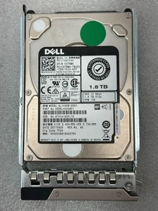 Disco duro Dell 1,8 TB 10 K RPM 12 Gbps 2,5" HOTSWAP SAS HDD 02TRM4 con 14th G Caddy - Imagen 1 de 6