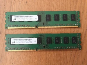 2x 2GB (4GB Total) PC3-10600U Memory From HP Desktop PC - Picture 1 of 4