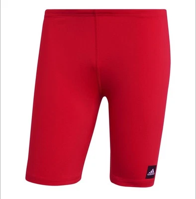 Nuevo con etiquetas Adidas Solid Infinitex+ Para hombres Jammer Pantalones Cortos de Natación Bañador Trajes de Baño - Rojo Foto 1 de 4