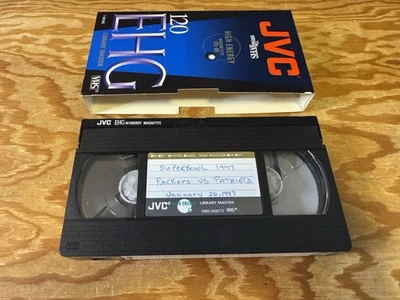 1997 Записано с ТВ Sports Super Bowl Green Bay против Новой Англии Включено ТВ Реклама - Изображение 1 из 4
