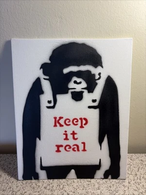 Banksy Original Dismaland Painting 2015 with paperwork - Image 1 of 4