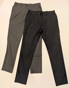 Jack Archer Hose Herren 34x34 Jetsetter Space Schwarz Travel Slim Fit Chino Set (2) - Bild 1 von 13