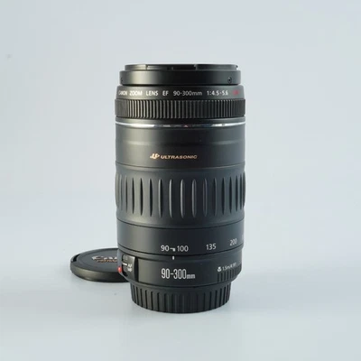 EXCELLENT Canon EF 90-300mm F/4.5-5.6 USM Zoom Lens - Image 1 of 4