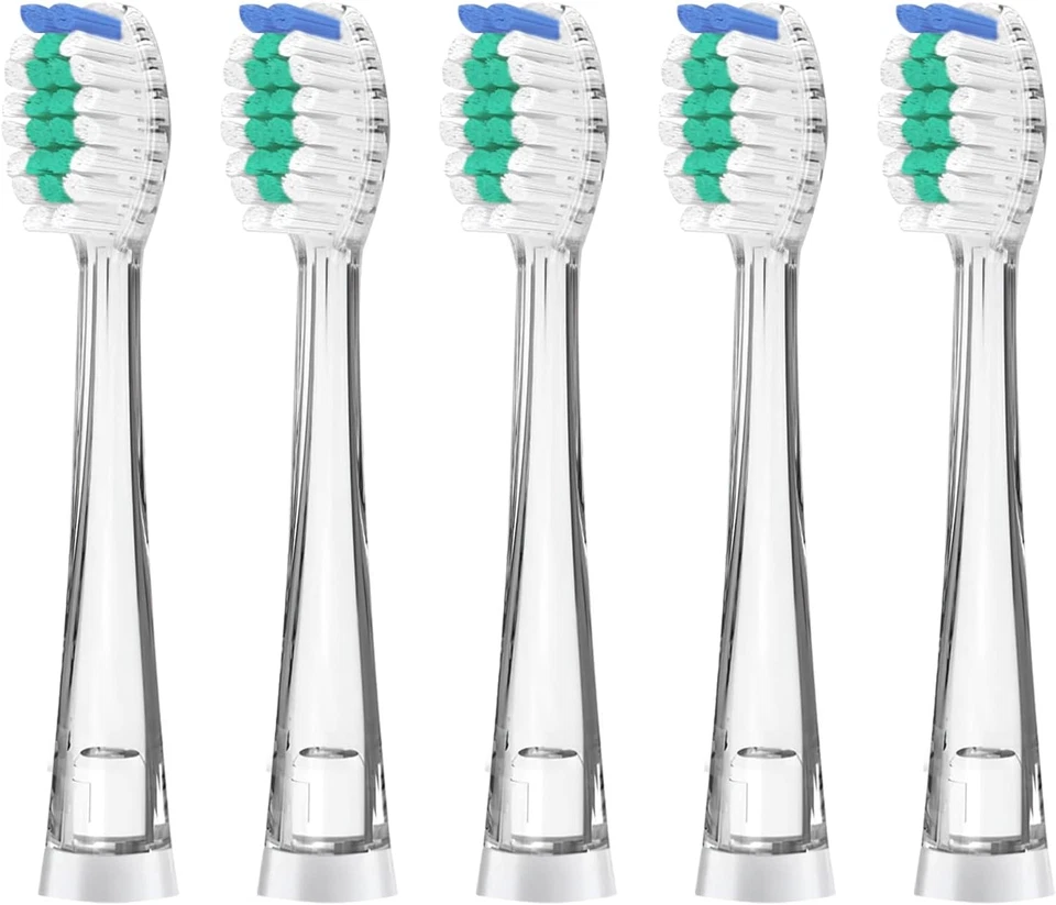 5Pcs Kids Replacement Toothbrush Heads Compatible with Seago SG-513/977/EK6/SG21 - Image 1 of 4