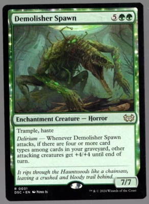 Demolisher Spawn 0031 Non Foil Rare Duskmourn MTG Near Mint - Image 1 of 2