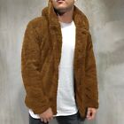 Warm And Stylish Men's Hooded Parka Winter Thicken Jacket With Fuzzy Lining