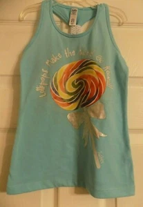 Girl's Justice Pajama Sleep Night Shirt Size 6-7 Lollipops Make The World Go - Picture 1 of 6