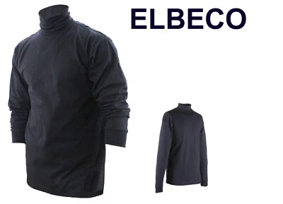 全新 ELBECO 7700 男式法规底座层 100% 棉 TURTLENECK Dark Navy LG — 第 1/4 张图片