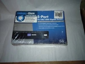 Linksys SD2005 5-Port 10/100/1000 Gigabit Switch Business Series Cisco 2007 NIB - Picture 1 of 9