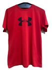 NWOT! YOUTH LARGE UNDER ARMOUR HEAT GEAR LOOSE RED SHORT SLEEVE TOP SHIRT