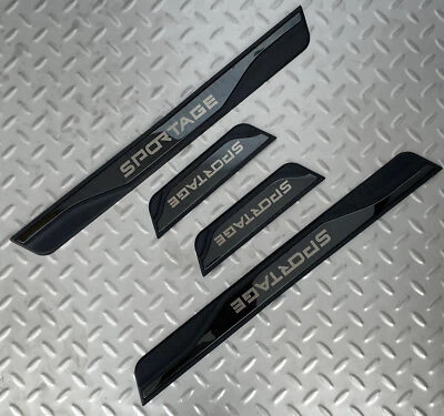 Car Door Scuff Sill Cover Protector Trim For Kia Sportage Accessories Black - Изображение 1 из 4