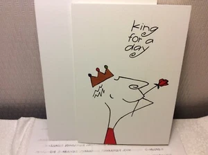 BLUE MOUNTAIN ARTS FATHERS DAY GREETING CARD New w/Envelope "King for a day..." - Picture 1 of 2