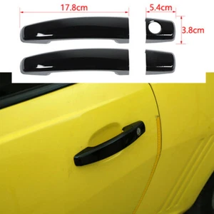 Cubierta de manija de puerta exterior para Chevrolet Camaro 2010-2015 negro accesorios - Imagen 1 de 11