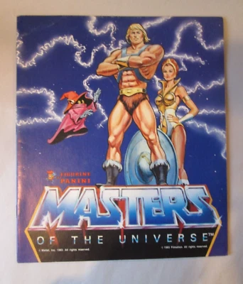 Panini Masters of the Universe He-Man Album with 31 Sticker Cards / Mattel 1983 - Image 1 of 4