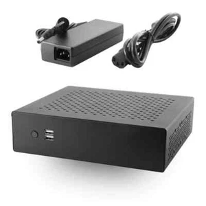 MX500-USB-2.0 Industrial Fanless Mini-ITX Case w/ 80W DC-DC Power Board & 60W AC - Picture 1 of 4