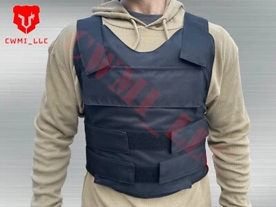 Chaleco a prueba de balas NIJ Nivel IIIA Body Armor con portadores de placa - Hecho con Kevlar Foto 1 de 4