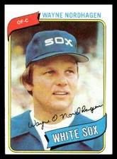1980 Topps #487 Wayne Nordhagen Chicago White Sox Baseball card