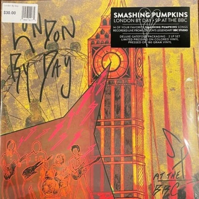 NEW Smashing Pumpkins LONDON BY DAY Live Record 2 LP Vinyl Colored Official RARE - Image 1 of 2