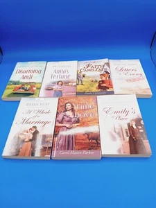Heartsong Presents Christian Romance Fiction Paperback Novel Lot of 7 Books. - Imagen 1 de 12