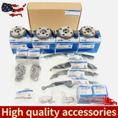 NUEVO OEM 17-24 Ford F150 3.5L EcoBoost Cadenas, Guías, Tensores con KIT DE FASES Foto 1 de 4