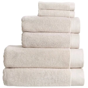 Christy Luxe 6 Piece Towel Set in French Grey 100% Turkish Cotton - Picture 1 of 5