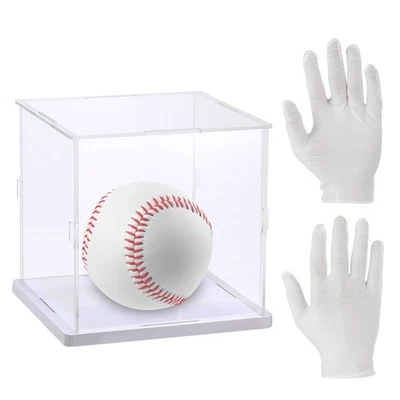 Vitrina de acrílico para montaje de objetos de colección, caja de exhibición transparente de 6x6x6 pulgadas Foto 1 de 4