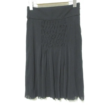 VIVIENNE TAM Knee-Length Power Net Skirt, Size 0, Black Women USED - Image 1 of 4