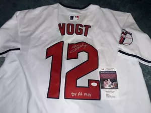 Stephen Vogt Signed Cleveland Guardians Jersey Star Manager JSA Auth - Picture 1 of 4