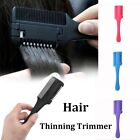 Bangs Razor Blade Thinning Trimmer Hair Clipper Haircut Brush Hairdressing Comb