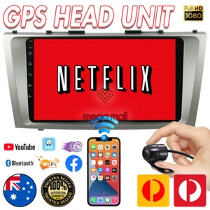 9"Car Stereo For Toyota Camry Android Auto Radio GPS Navi Head Unit WIFI CARPLAY - Picture 1 of 6