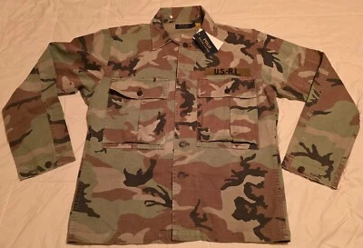NUEVO CON ETIQUETAS Polo Ralph Lauren Para hombres Militar Sobre Camisa US-RL Chaqueta Camuflada M L XXL 2XL Foto 1 de 4
