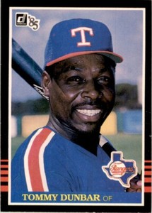 1985 Donruss Tommy Dunbar 101 Baseball Cards #159