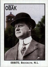 2010 TRISTAR Obak Black #71 Charles Ebbets /50